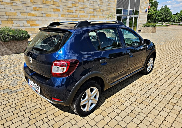 Dacia Sandero Stepway cena 32900 przebieg: 85000, rok produkcji 2016 z Częstochowa małe 191